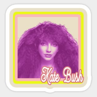 Kate Bush - Retro 80s Sticker